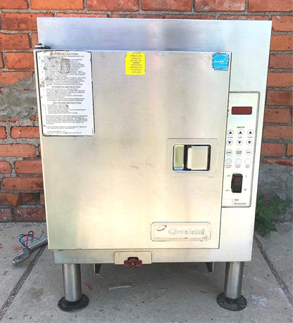 CLEVELAND 1SCE RESTAURANT KITCHEN STEAMER DIRECT STEAM 220Volt 3PHASE WATCHVIDEO