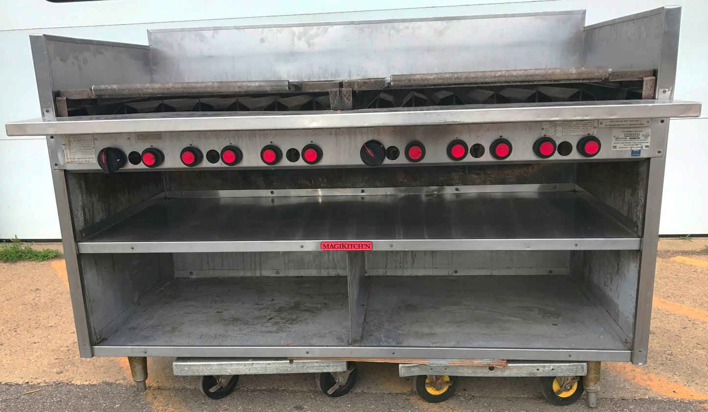 NATURAL GAS MAGIKITCH'N 60" FMRMB60 RADIANT CHARBROILER GRILL RESTAURANT FREESHI