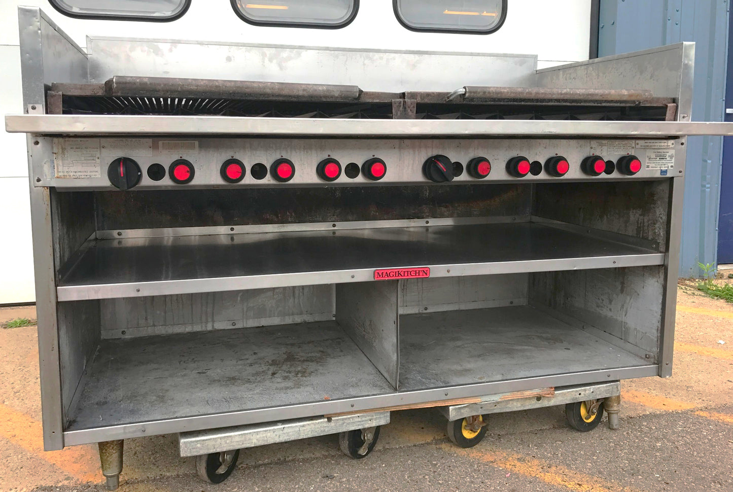 NATURAL GAS MAGIKITCH'N 60" FMRMB60 RADIANT CHARBROILER GRILL RESTAURANT FREESHI