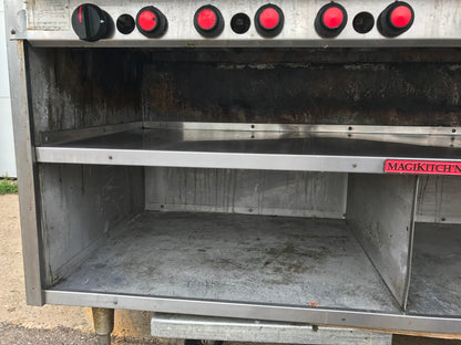 NATURAL GAS MAGIKITCH'N 60" FMRMB60 RADIANT CHARBROILER GRILL RESTAURANT FREESHI