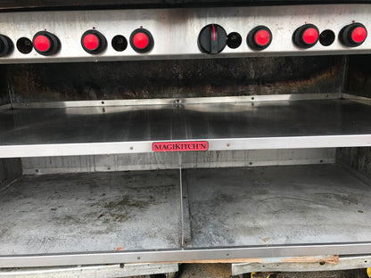 NATURAL GAS MAGIKITCH'N 60" FMRMB60 RADIANT CHARBROILER GRILL RESTAURANT FREESHI