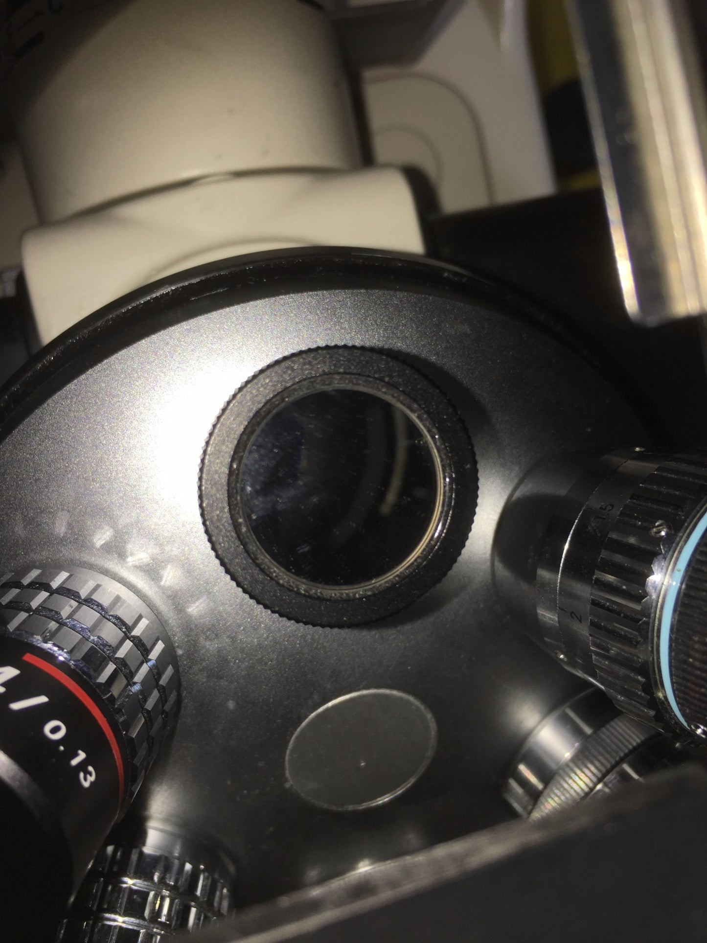 NIKON DIAPHOT 300 INVERTED PHASE CONTRAST FLUORESCENCE MICROSCOPE & POWER SUPPLY