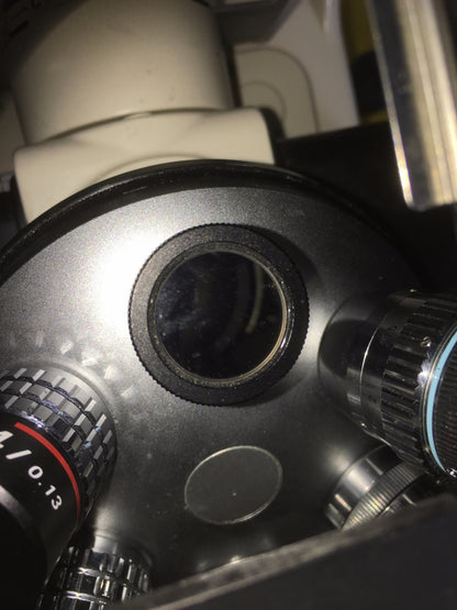 NIKON DIAPHOT 300 INVERTED PHASE CONTRAST FLUORESCENCE MICROSCOPE & POWER SUPPLY