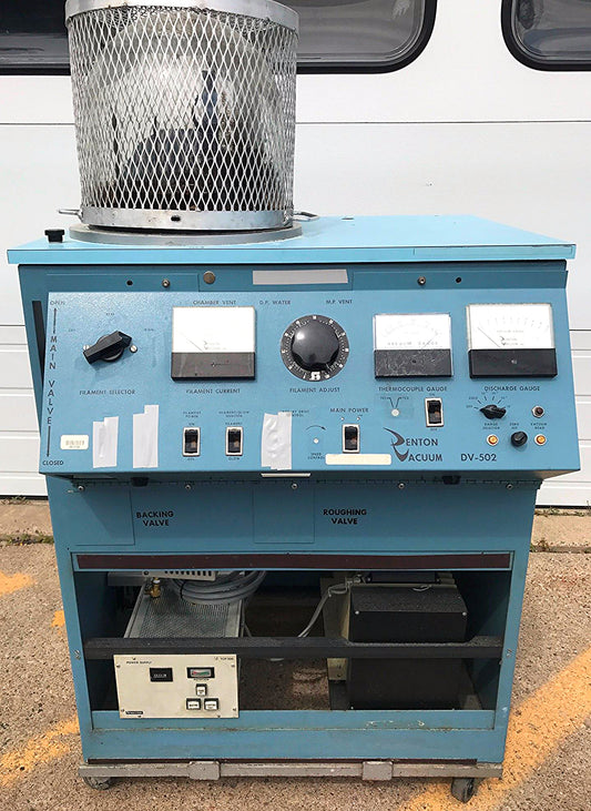 DENTON VACUUM PV-502 EVAPORATOR SPUTTER PFEIFFER BALZERS TPH 170 TCP 300 PUMP