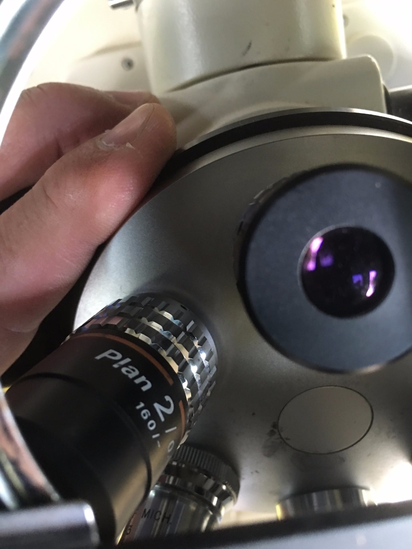 NIKON DIAPHOT 300 INVERTED PHASE CONTRAST FLUORESCENCE MICROSCOPE & POWER SUPPLY