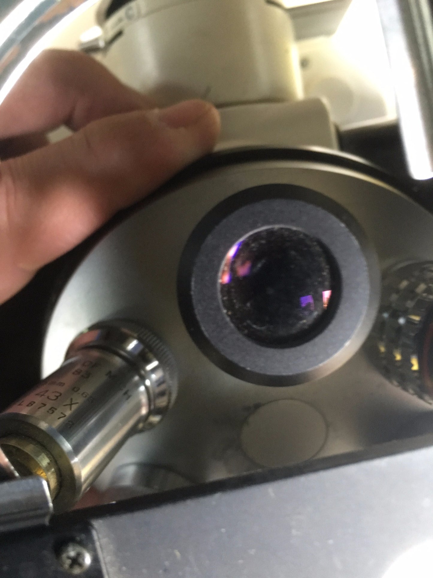 NIKON DIAPHOT 300 INVERTED PHASE CONTRAST FLUORESCENCE MICROSCOPE & POWER SUPPLY