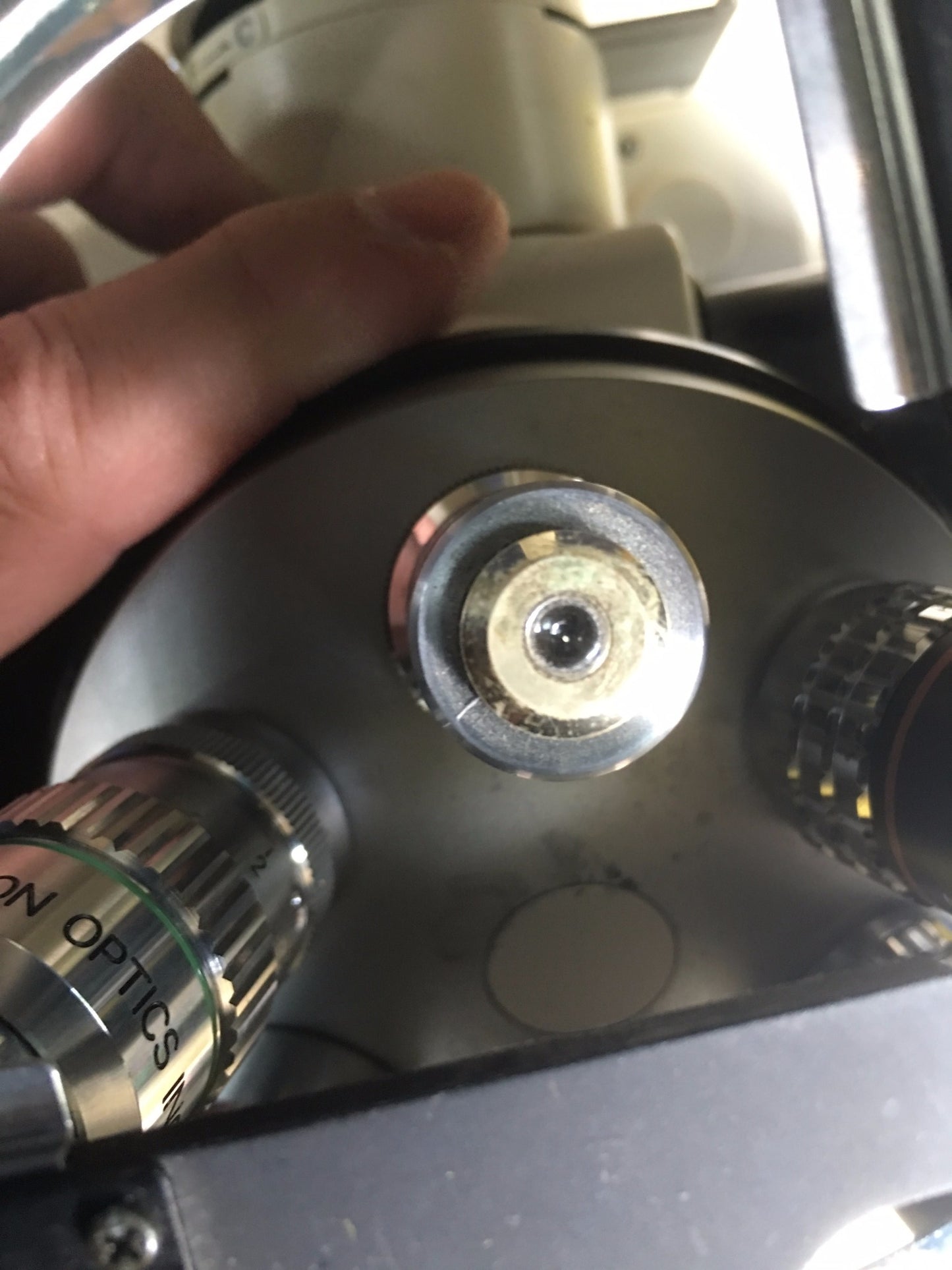 NIKON DIAPHOT 300 INVERTED PHASE CONTRAST FLUORESCENCE MICROSCOPE & POWER SUPPLY