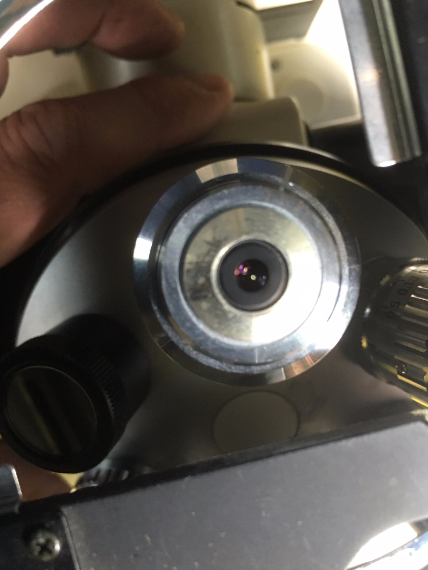 NIKON DIAPHOT 300 INVERTED PHASE CONTRAST FLUORESCENCE MICROSCOPE & POWER SUPPLY