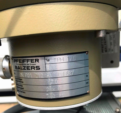 DENTON VACUUM PV-502 EVAPORATOR SPUTTER PFEIFFER BALZERS TPH 170 TCP 300 PUMP