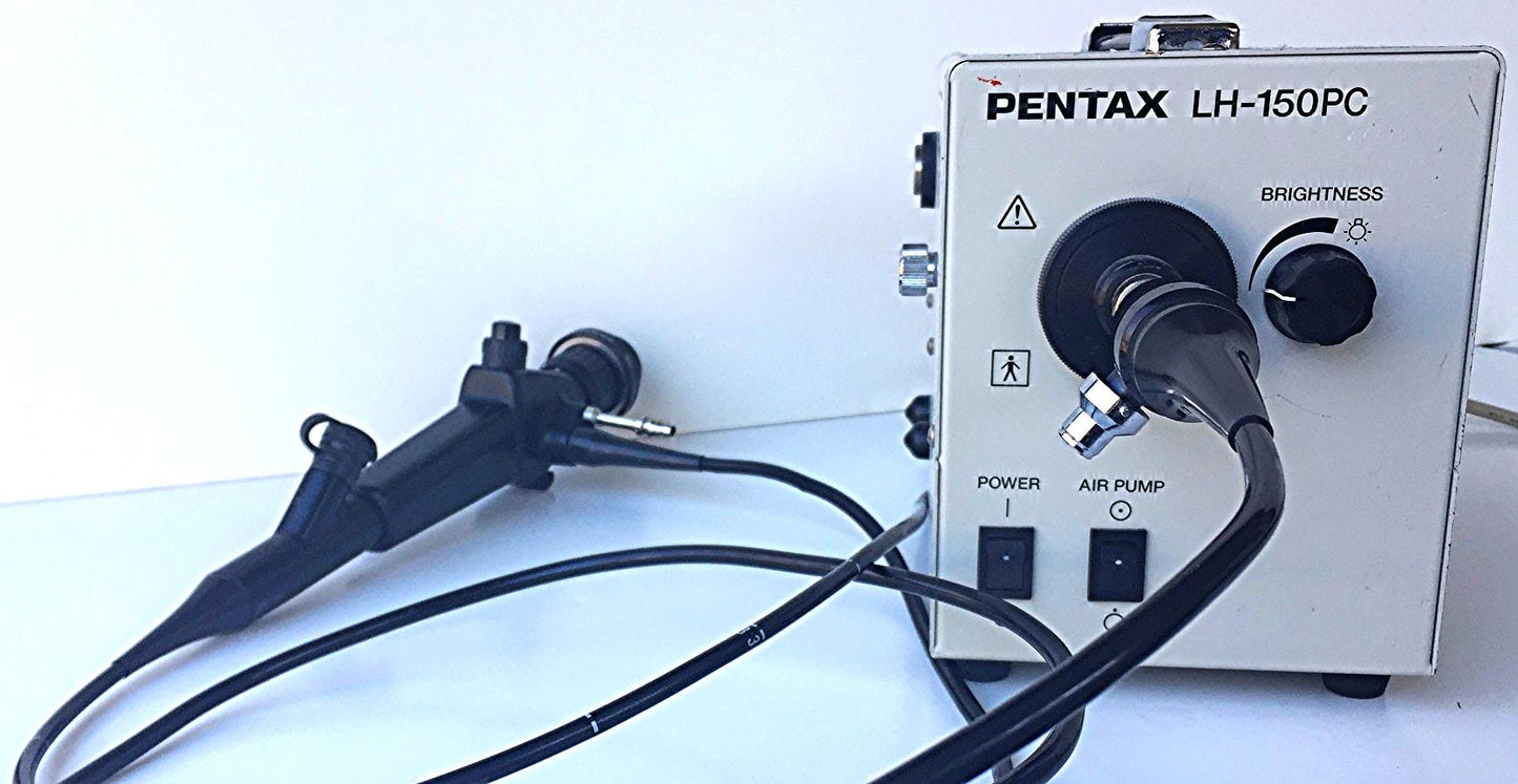 PENTAX FB-15V FIBER BRONCHOSCOPE & LH-150PC LIGHT SOURCE WORK PERFECT WATCHVIDEO