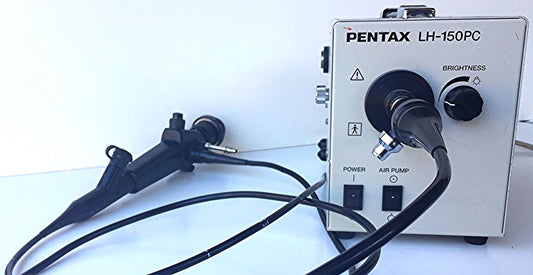 PENTAX FB-15V FIBER BRONCHOSCOPE & LH-150PC LIGHT SOURCE WORK PERFECT WATCHVIDEO