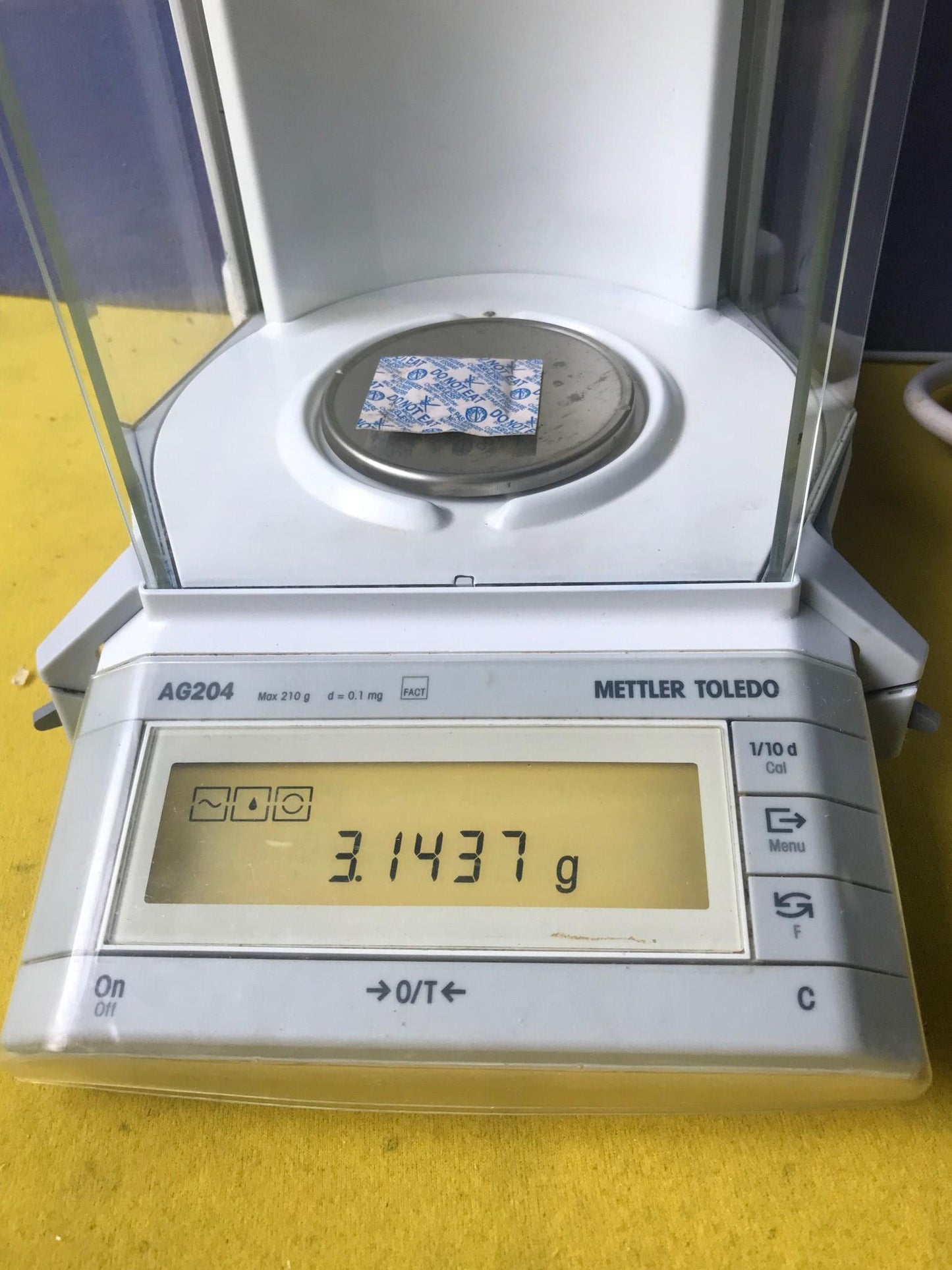 AG204 BALANCE METTLER TOLEDO 0 to 210grams WORKS PERFECTLY WATCH VIDEO FREE SHIP