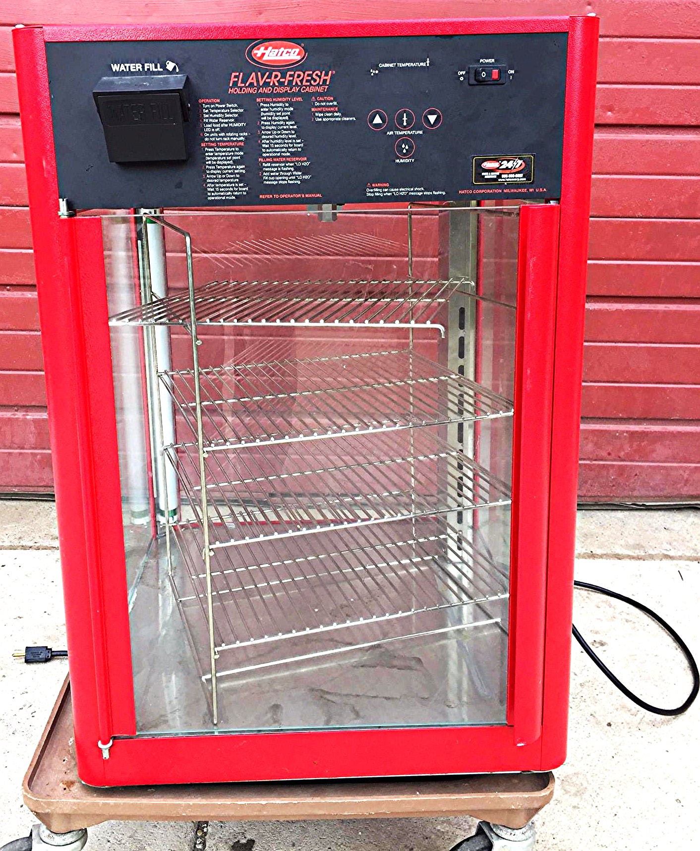 HATCO FDWD-1X Flav-R-Fresh HOLDING & HOT FOOD DISPLAY WARMER CABINET  FREE SHIP