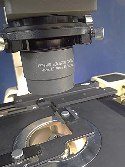 NIKON DIAPHOT 300 INVERTED PHASE CONTRAST FLUORESCENCE MICROSCOPE & POWER SUPPLY