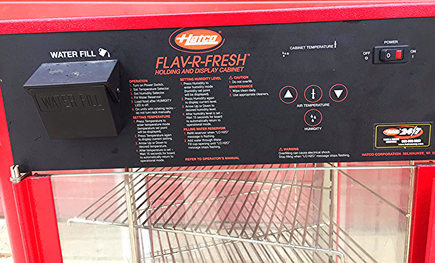 HATCO FDWD-1X Flav-R-Fresh HOLDING & HOT FOOD DISPLAY WARMER CABINET  FREE SHIP