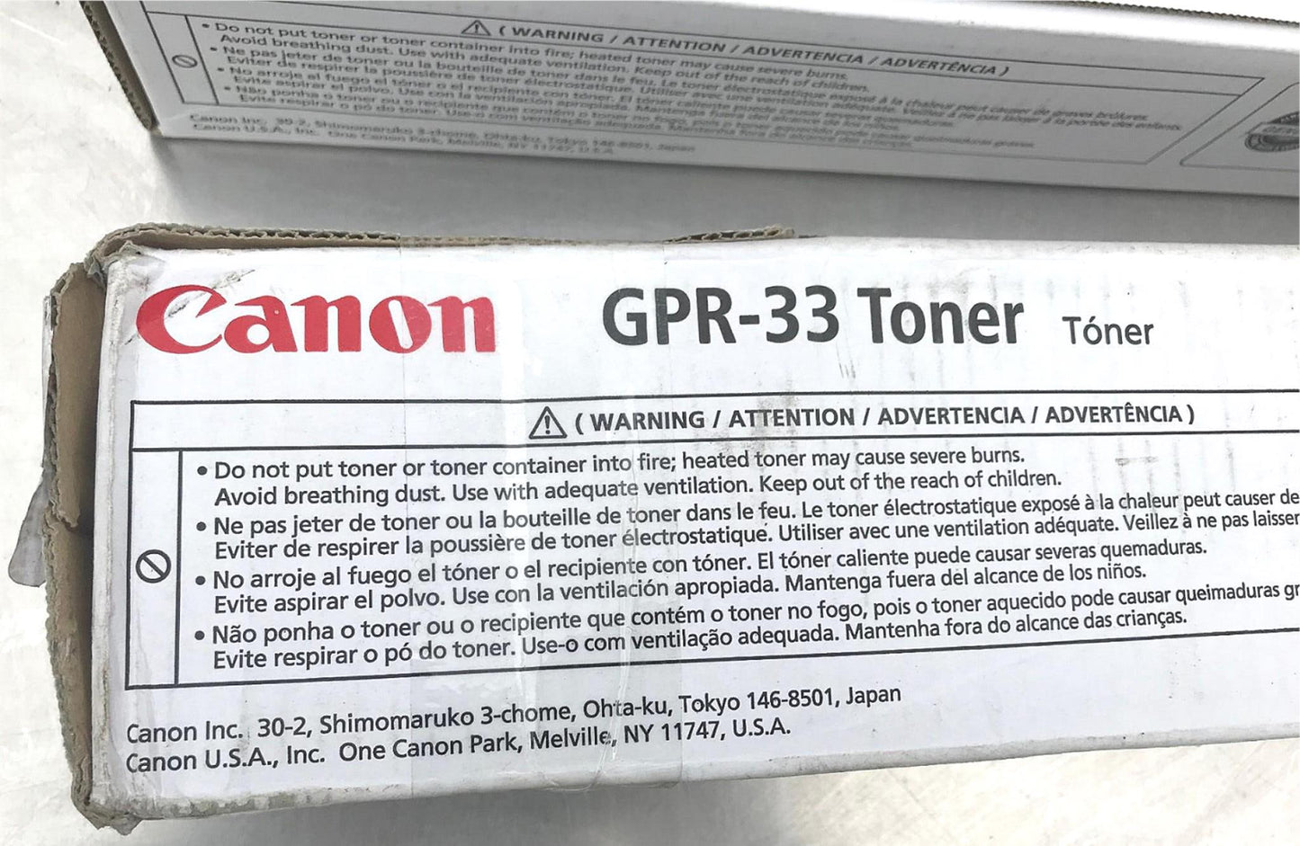 3CANON imageRUNNER ORIGINAL GPR33 BLACK YELLOW MAGENTA TONER C7065 55 75 6255 65