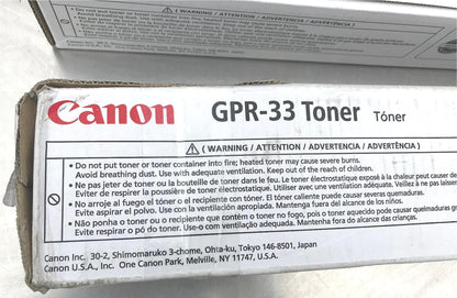3CANON imageRUNNER ORIGINAL GPR33 BLACK YELLOW MAGENTA TONER C7065 55 75 6255 65