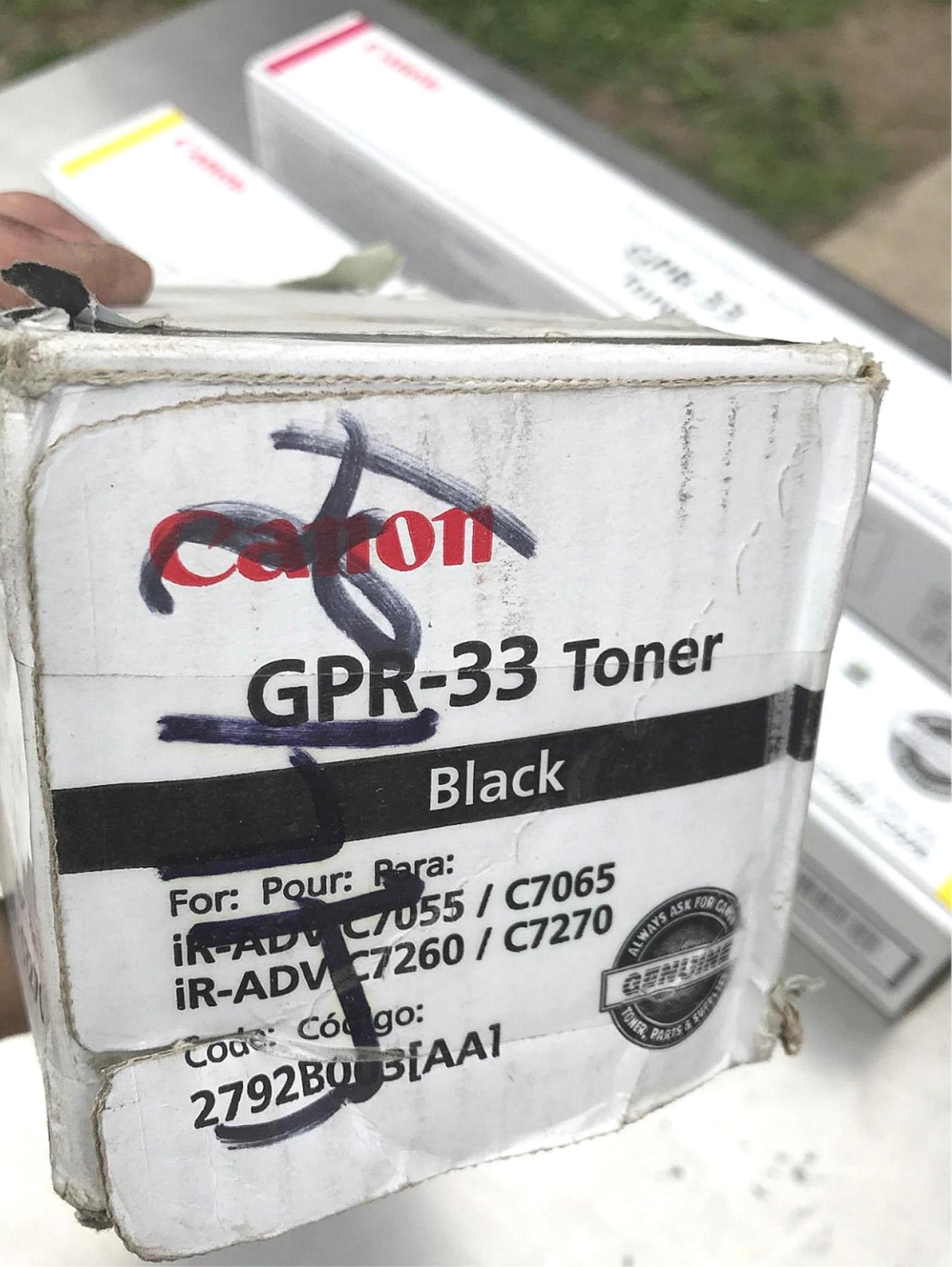 3CANON imageRUNNER ORIGINAL GPR33 BLACK YELLOW MAGENTA TONER C7065 55 75 6255 65