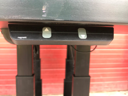 ERGOQUEST ERGONOMIC POWER HI-LO COMPUTER WORKSTATION MODEL DESK 8 WATCH VIDEO