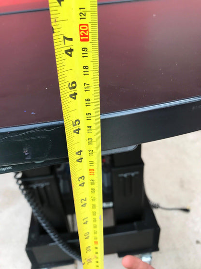 ERGOQUEST ERGONOMIC POWER HI-LO COMPUTER WORKSTATION MODEL DESK 8 WATCH VIDEO