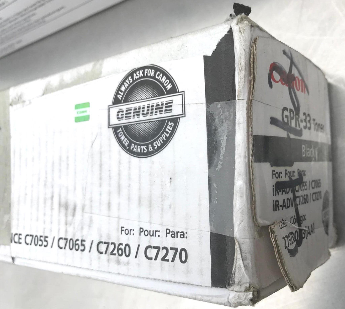 3CANON imageRUNNER ORIGINAL GPR33 BLACK YELLOW MAGENTA TONER C7065 55 75 6255 65