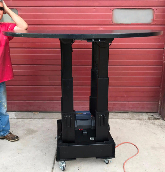 ERGOQUEST ERGONOMIC POWER HI-LO COMPUTER WORKSTATION MODEL DESK 8 WATCH VIDEO