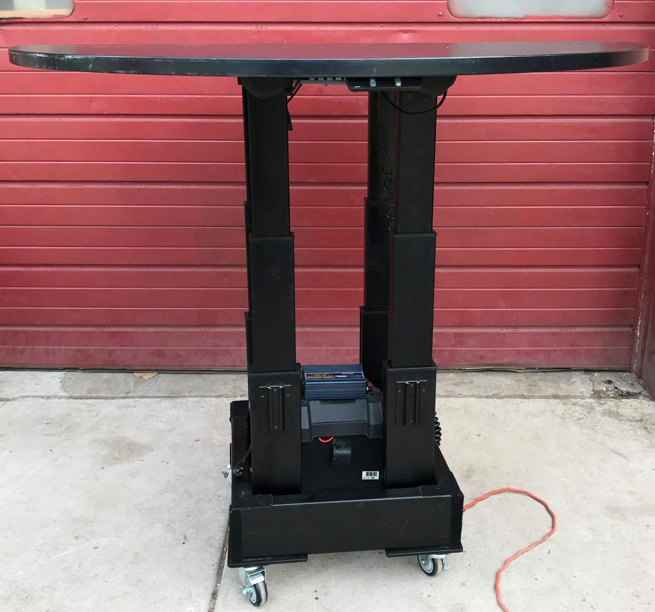 ERGOQUEST ERGONOMIC POWER HI-LO COMPUTER WORKSTATION MODEL DESK 8 WATCH VIDEO