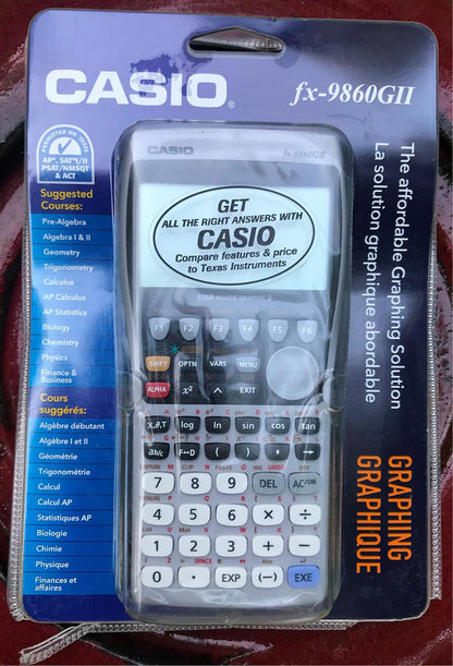 CASIO fx-9860GII ADVANCED GRAPHING CLASSROOM CALCULATOR FREE SHIPPING