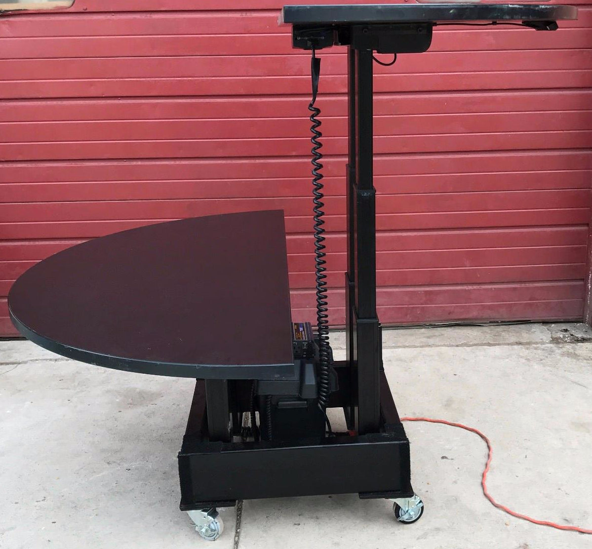 ERGOQUEST ERGONOMIC POWER HI-LO COMPUTER WORKSTATION MODEL DESK 8 WATCH VIDEO