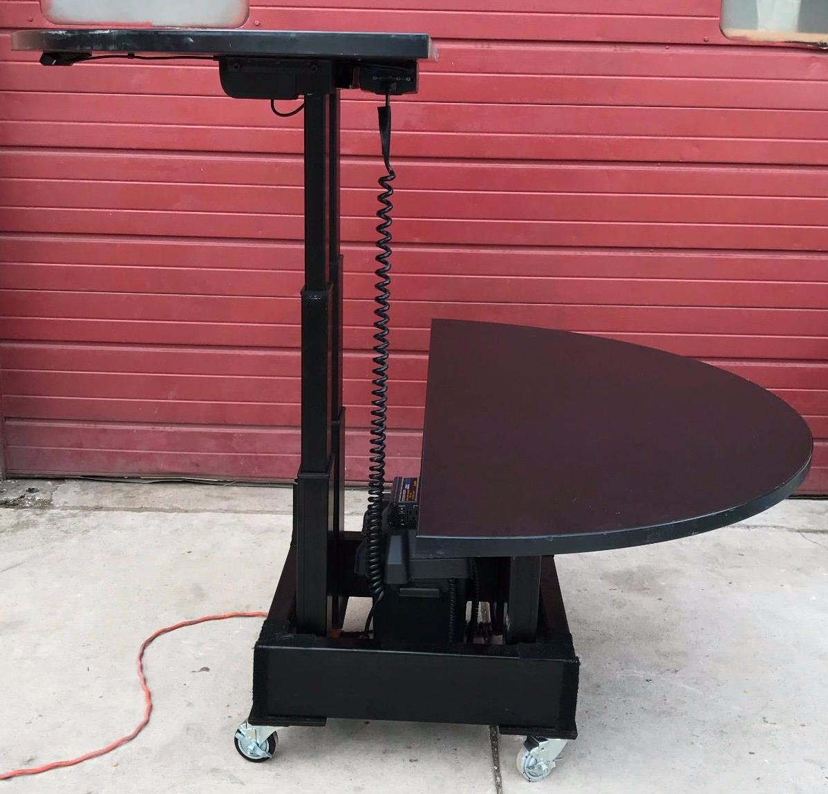 ERGOQUEST ERGONOMIC POWER HI-LO COMPUTER WORKSTATION MODEL DESK 8 WATCH VIDEO