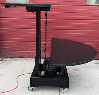 ERGOQUEST ERGONOMIC POWER HI-LO COMPUTER WORKSTATION MODEL DESK 8 WATCH VIDEO