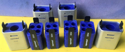 EPPENDORF RECTANGULAR BUCKETS & 5804 ADAPTERs for A-4-44 ROTOR FREE SHIP