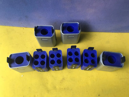 EPPENDORF RECTANGULAR BUCKETS & 5804 ADAPTERs for A-4-44 ROTOR FREE SHIP