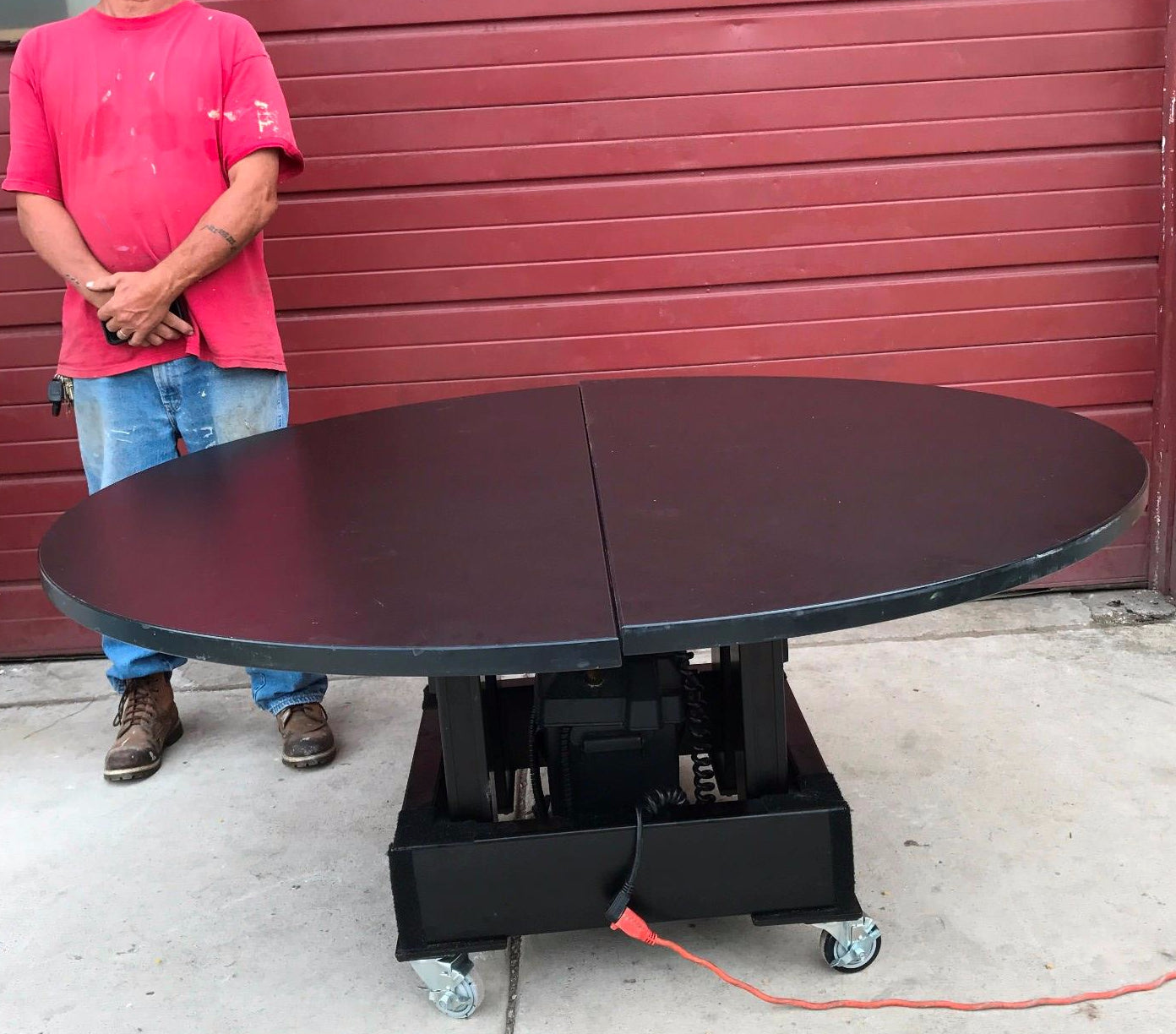 ERGOQUEST ERGONOMIC POWER HI-LO COMPUTER WORKSTATION MODEL DESK 8 WATCH VIDEO