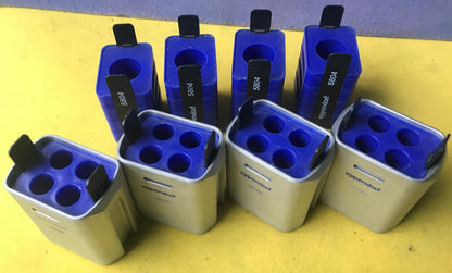 EPPENDORF RECTANGULAR BUCKETS & 5804 ADAPTERs for A-4-44 ROTOR FREE SHIP
