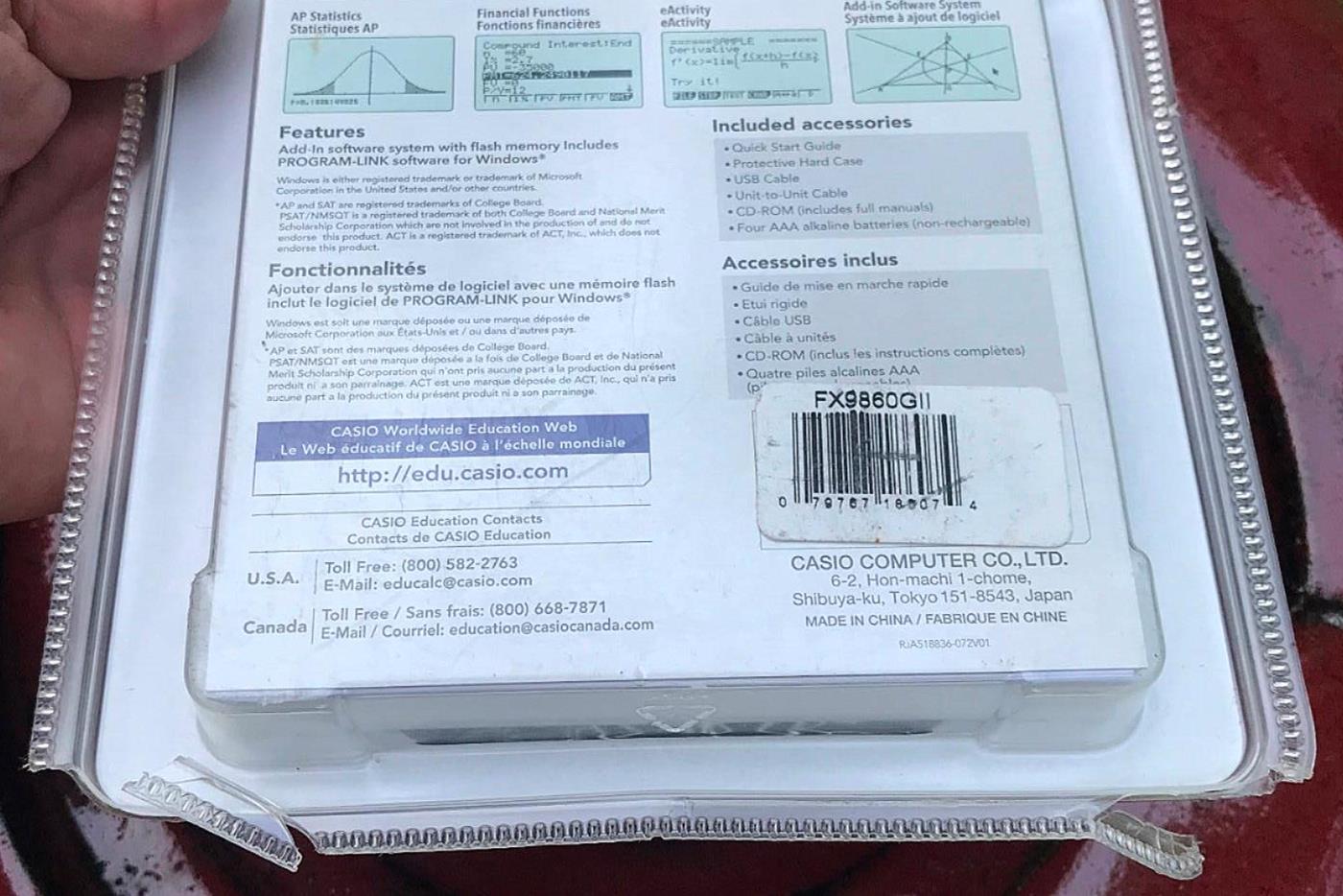 CASIO fx-9860GII ADVANCED GRAPHING CLASSROOM CALCULATOR FREE SHIPPING