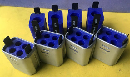 EPPENDORF RECTANGULAR BUCKETS & 5804 ADAPTERs for A-4-44 ROTOR FREE SHIP