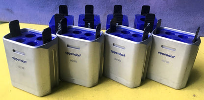 EPPENDORF RECTANGULAR BUCKETS & 5804 ADAPTERs for A-4-44 ROTOR FREE SHIP