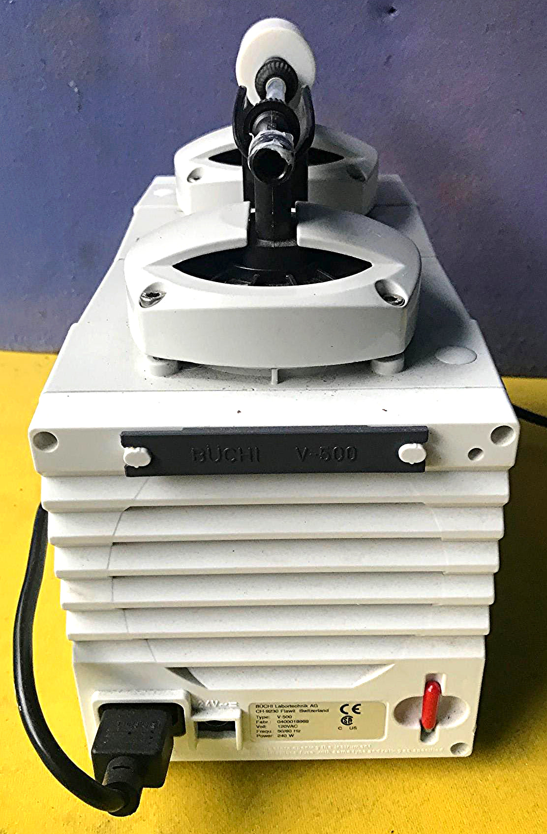 BUCHI VAC V-500 Vacuum Pump Diaphragm V500 33 Mbar PERFECT WATCH VIDEO FREE SHIP