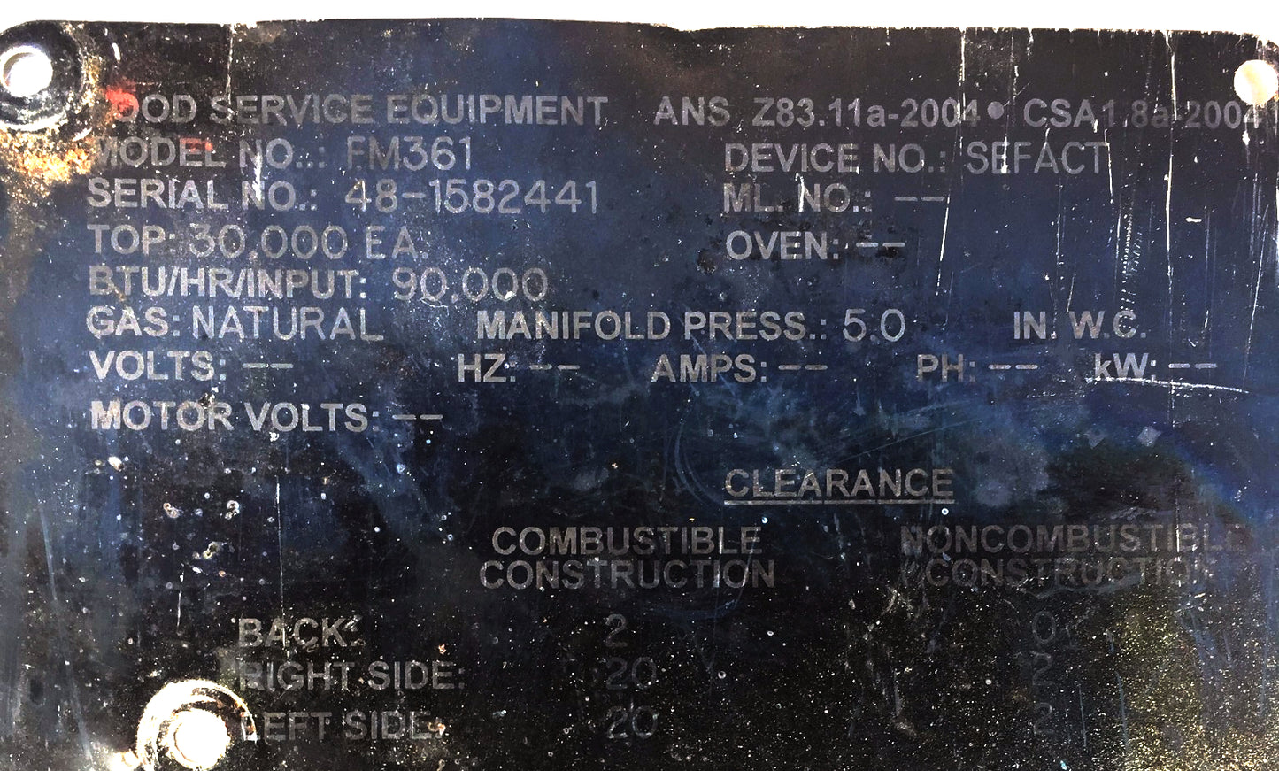 HOBART 48" GRIDDLE FREE SHIP