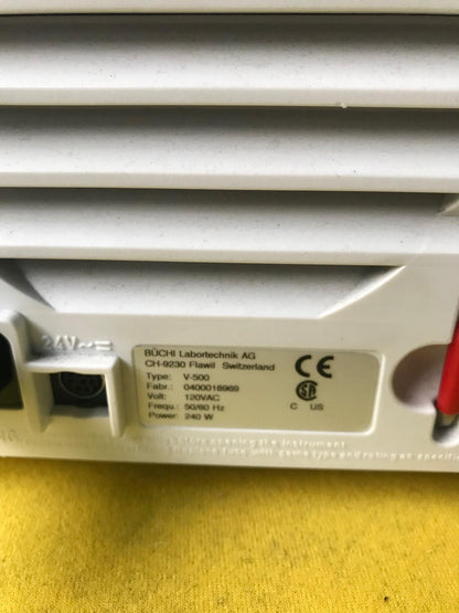 BUCHI VAC V-500 Vacuum Pump Diaphragm V500 33 Mbar PERFECT WATCH VIDEO FREE SHIP