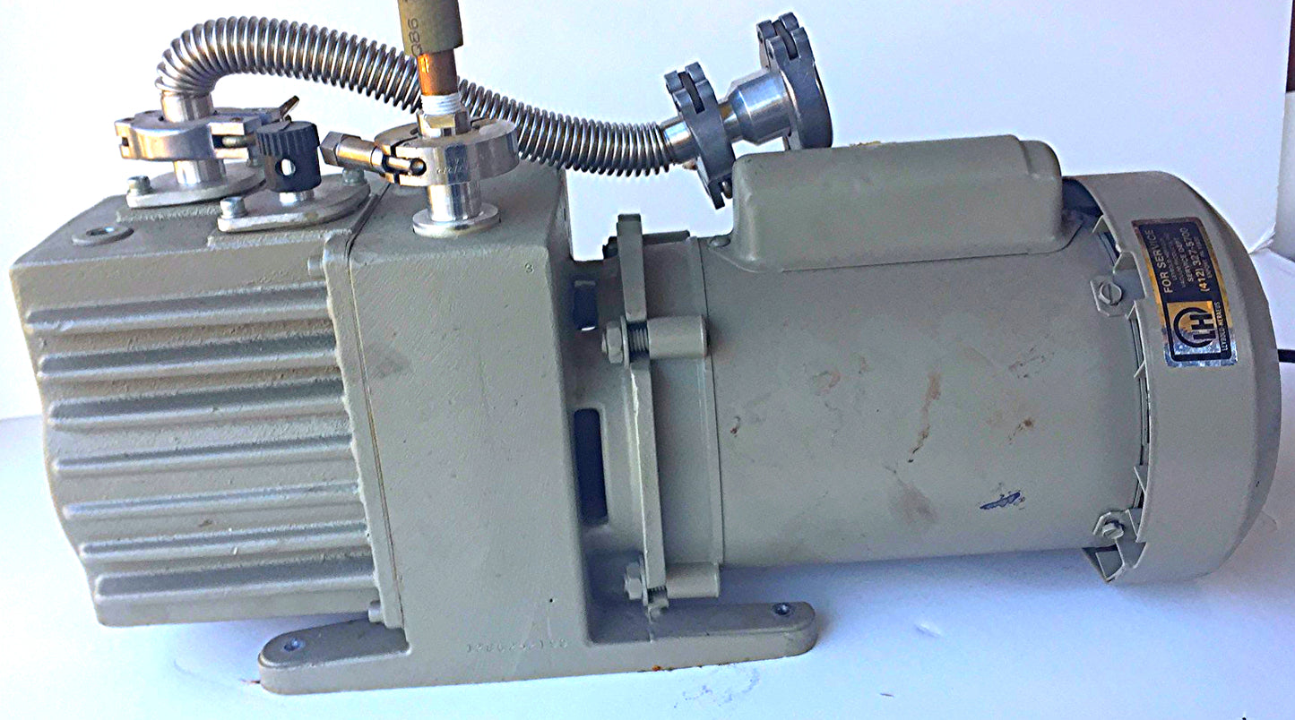 EDWARDS TWOSTAGE D2A TRIVAC VACUUM PUMP 2.2 CFM 1x10-3 Torr WATCH VIDEO FREESHIP