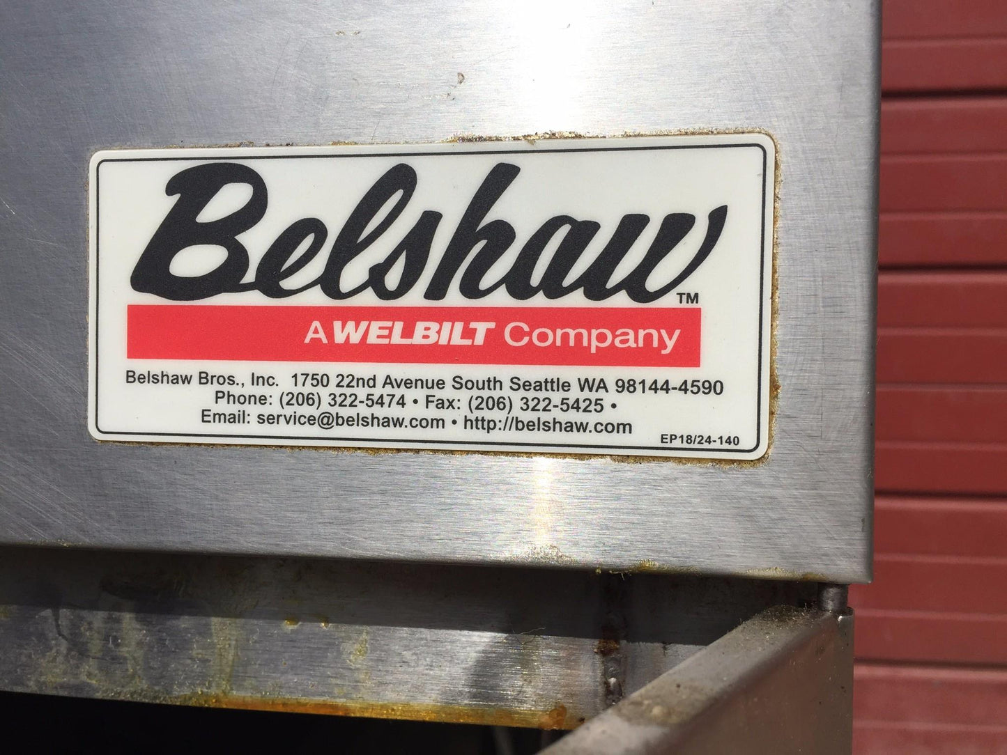 BELSHAW 724FG DONUT FRYER 24" x 24" FRY AREA NATURAL GAS BAKERY SYSTEM FREE SHIP