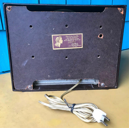 1949 VINTAGE BAKELITE RCA VICTOR 9-X-571 RADIO RESTORED WATCH VIDEO FREESHIPPING