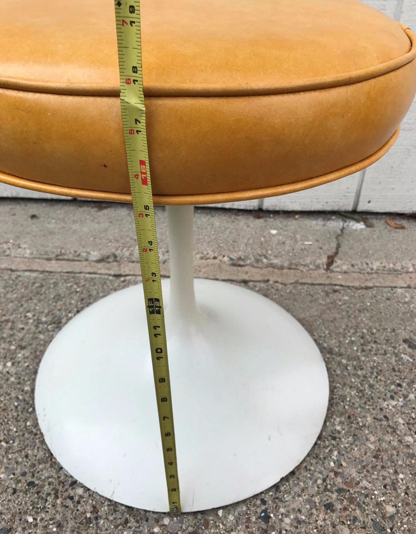 RARE SET of 4 MCM Eero Knoll Saarinen BR 51 K TULLIP SWIVEL STOOLS WATCH VIDEO