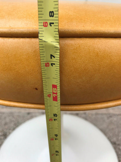 RARE SET of 4 MCM Eero Knoll Saarinen BR 51 K TULLIP SWIVEL STOOLS WATCH VIDEO