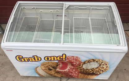 AHT RIO S125 GLASS DOOR ICE CREAM DISPLAY MERCHANDISER FREEZER 100%TESTFREESHIP