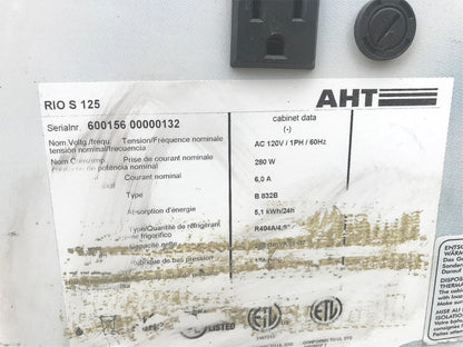 AHT RIO S125 GLASS DOOR ICE CREAM DISPLAY MERCHANDISER FREEZER 100%TESTFREESHIP