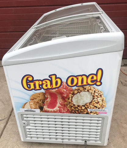 AHT RIO S125 GLASS DOOR ICE CREAM DISPLAY MERCHANDISER FREEZER 100%TESTFREESHIP
