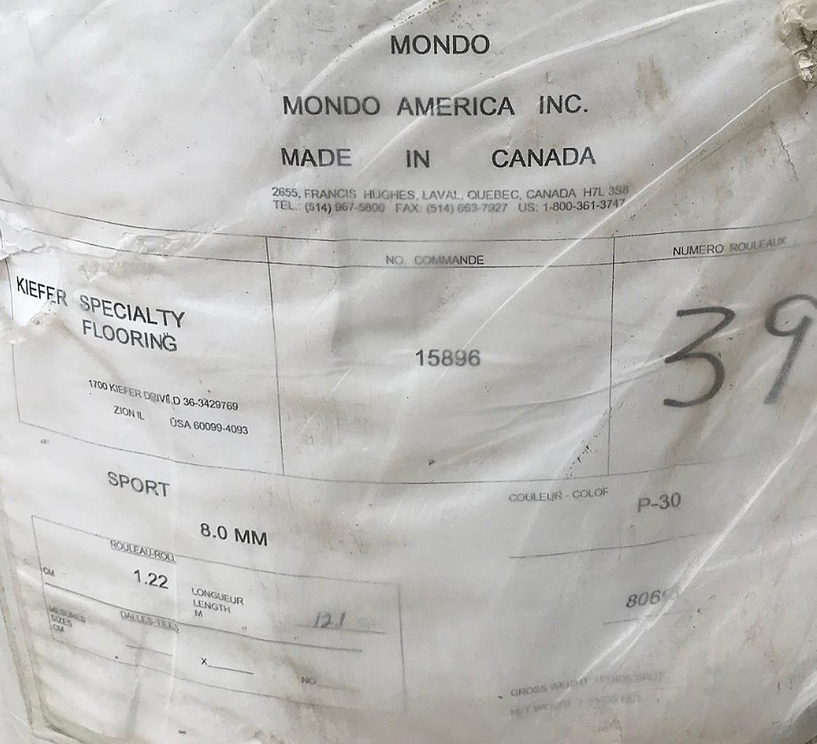 MONDO KIEFER SPECIALTY FLOORING SPORTS FLOORING FREESHIP